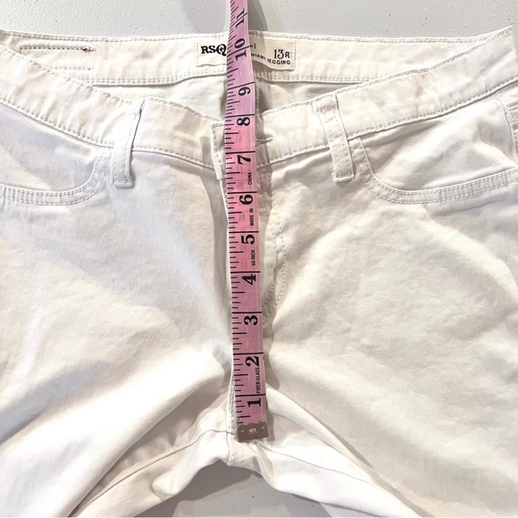RSQ arctic white Miami jeggings. Super soft. Faux front pockets. SZ 13 juniors - Picture 9 of 12